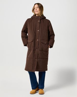 Oversized Puffer Jacket in Mole