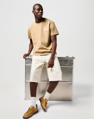 Casey Jones Skater Shorts in Ecru main view