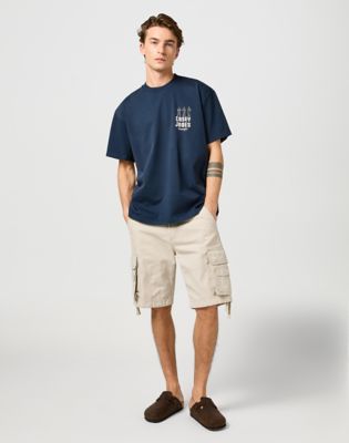Casey Jones Cargo Shorts in Pelican main view