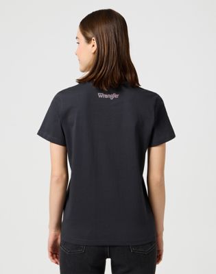Graphic Tee in Faded Black alternative view
