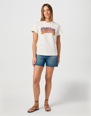 Graphic Tee in Vintage White alternative view 2