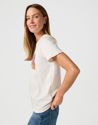 Graphic Tee in Vintage White alternative view 3