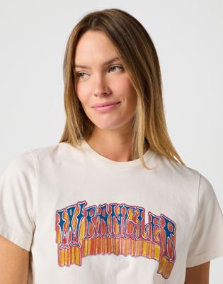 Graphic Tee in Vintage White alternative view 4