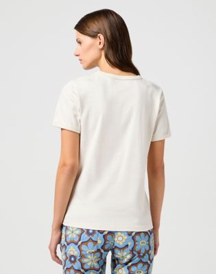 Ringer Tee in Vintage White alternative view
