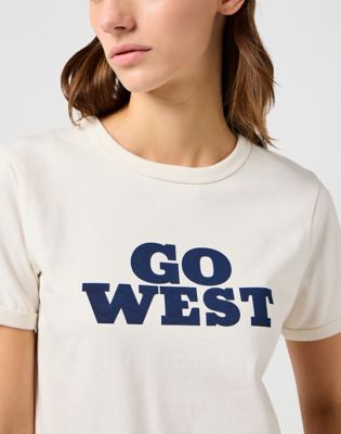 Ringer Tee in Vintage White alternative view 4