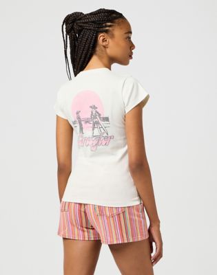 Shrunken Band Tee in Vintage White alternative view