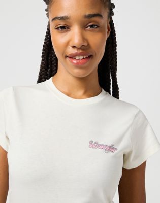 Shrunken Band Tee in Vintage White alternative view 4