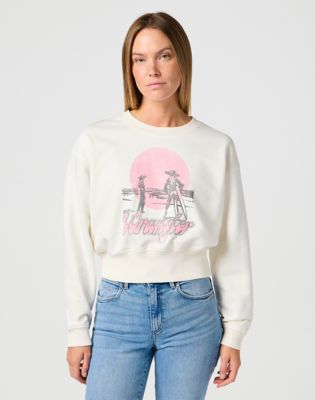 Relaxed Sweatshirt in Vintage White