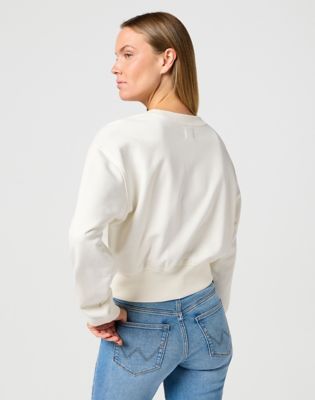 Relaxed Sweatshirt in Vintage White alternative view