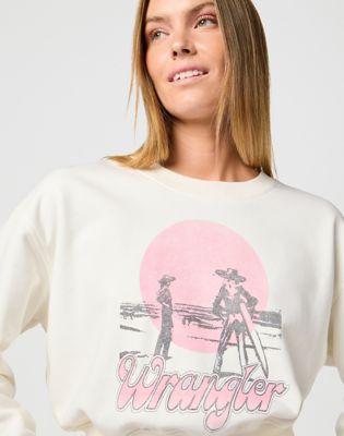 Relaxed Sweatshirt in Vintage White alternative view 4