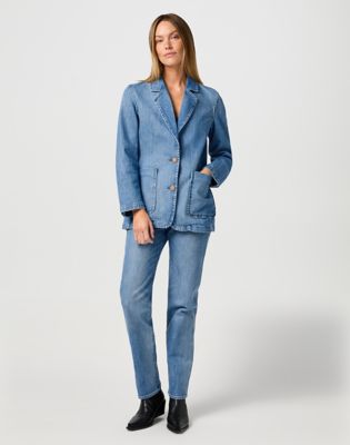Relaxed Blazer in Baby Blue alternative view 4