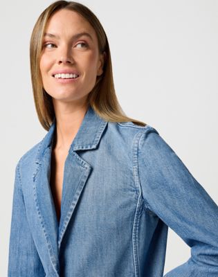 Relaxed Blazer in Baby Blue alternative view 6