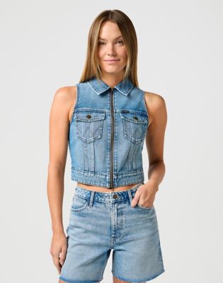Zip Front Vest in Dallas alternative view