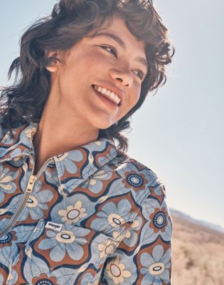 Shirt Jacket in Medallion alternative view