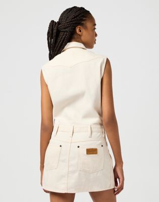Sleeveless Dress in Natural alternative view 6