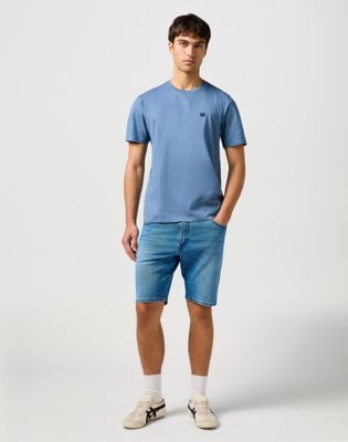 Sign Off Tee in Dusty Blue alternative view 2