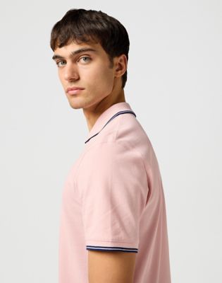 Polo Shirt in Silver Pink alternative view 3