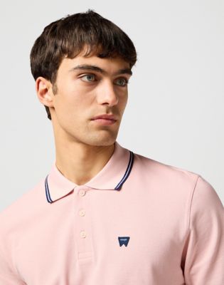 Polo Shirt in Silver Pink alternative view 4