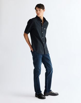 Wrangler Regular Lightweight One Pocket Shirt Black Size 3XL