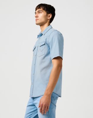 Short Sleeve Western Shirt in Authentic Tint alternative view 3