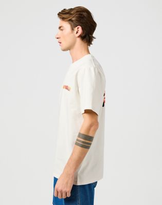 Big Graphic Tee in Vintage White alternative view 3