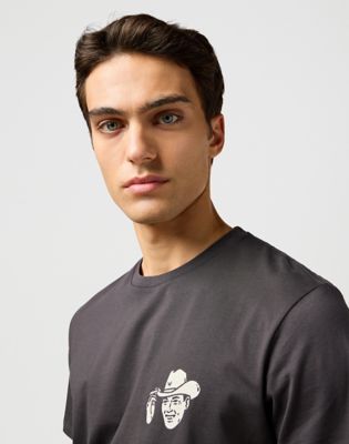 Small Graphic Tee in Faded Black alternative view 4