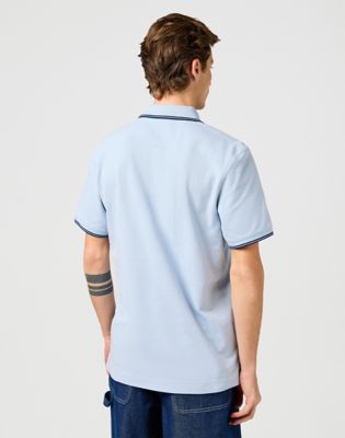 Polo Shirt in Niagara Mist alternative view