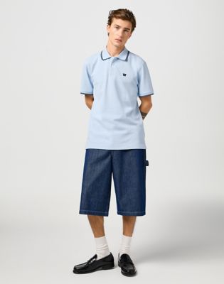 Polo Shirt in Niagara Mist alternative view 2