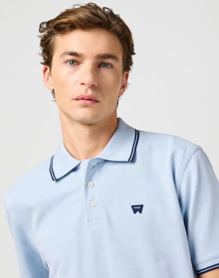 Polo Shirt in Niagara Mist alternative view 4