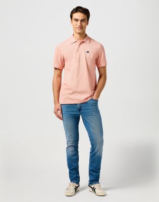 Refined Polo Shirt in Orange alternative view 3