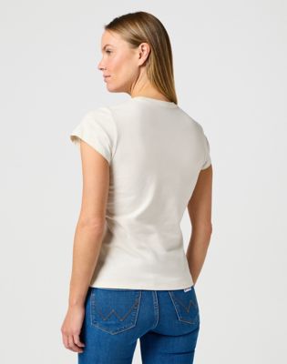 Shrunken Band Tee in Vintage White alternative view