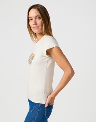 Shrunken Band Tee in Vintage White alternative view 3