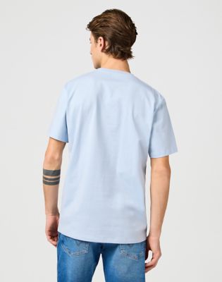 Wrangler Small Logo Tee Niagara Mist Size 4XL
 