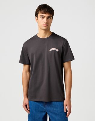 Graphic Tee in Faded Black alternative view