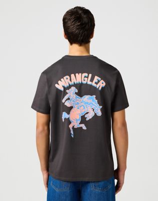 Graphic Tee in Faded Black alternative view 2