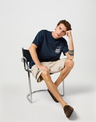 Casey Jones Tee in Dark Navy main view