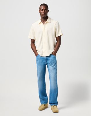 Short Sleeve Knit Shirt in Natural alternative view 2