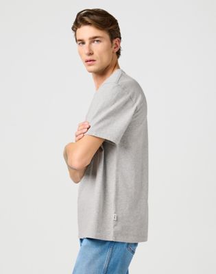 Graphic Tee in Mid Grey Mel alternative view 4