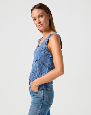 Loose Sweater in Cyaneus alternative view 4
