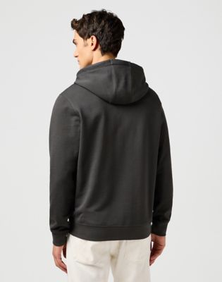 Regular Sign Off Hoodie in Faded Black alternative view
