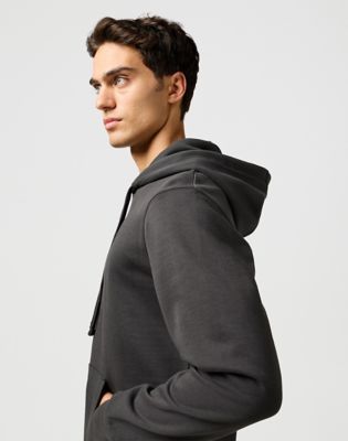 Regular Sign Off Hoodie in Faded Black alternative view 4