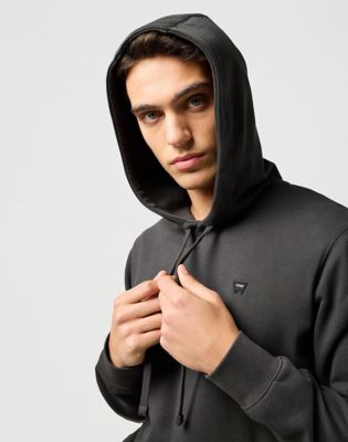 Regular Sign Off Hoodie in Faded Black alternative view 5