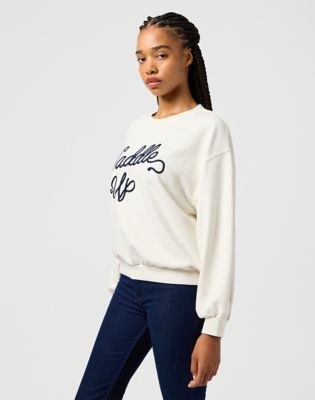 Oversized Sweat in Vintage White alternative view 4