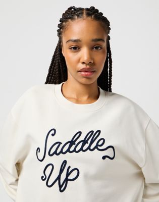 Oversized Sweat in Vintage White alternative view 5