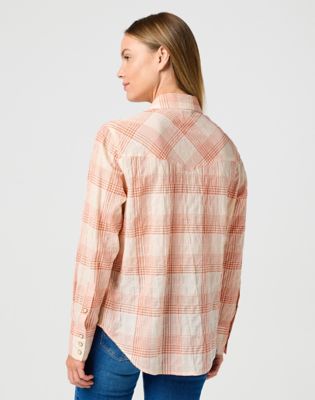 Clean Western Shirt in Vintage White alternative view 2