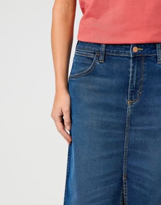 Denim Maxi Skirt in Endless Depths alternative view 4