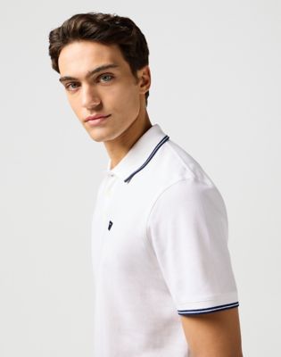 Polo Shirt in White alternative view 3