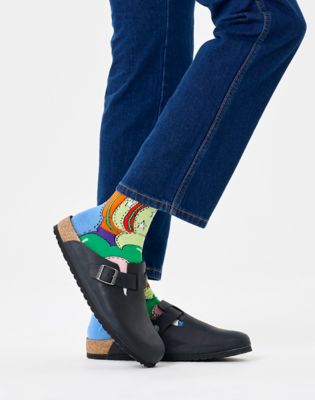 Wrangler® x Happy Socks Rose Sock in Blue alternative view 2