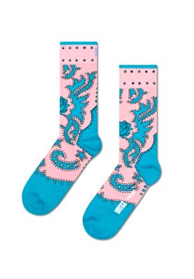 Wrangler® x Happy Socks Rhinestone Sock in Turquiose main view