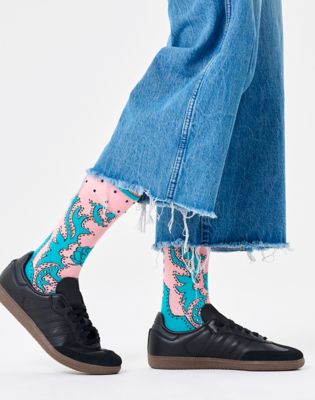 Wrangler® x Happy Socks Rhinestone Sock in Turquiose alternative view